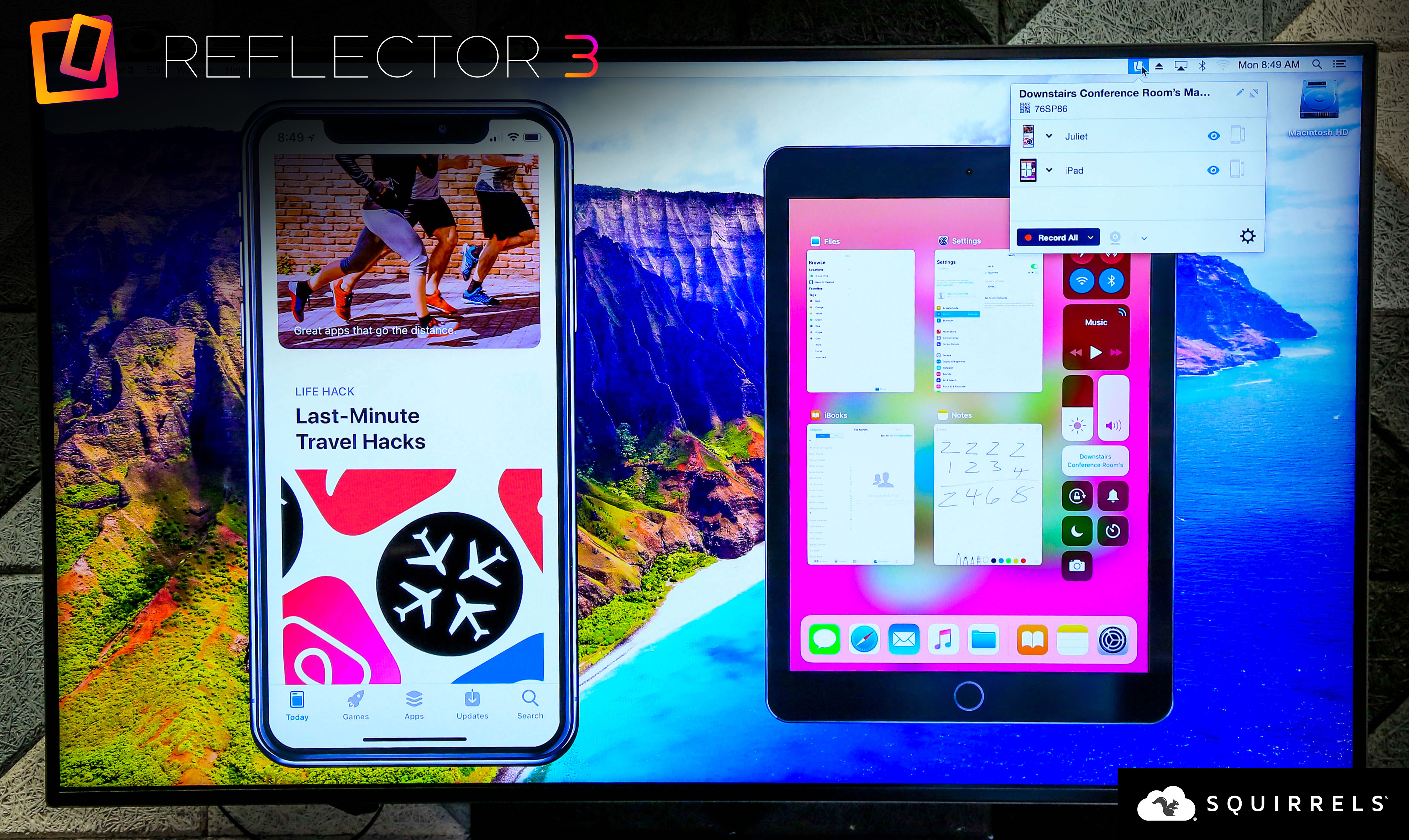 Выведи на экран плюс. Приложения зеркало для ноутбуков. Reflector 3. Reflector software. Reflector for iphone and IPAD Demo.